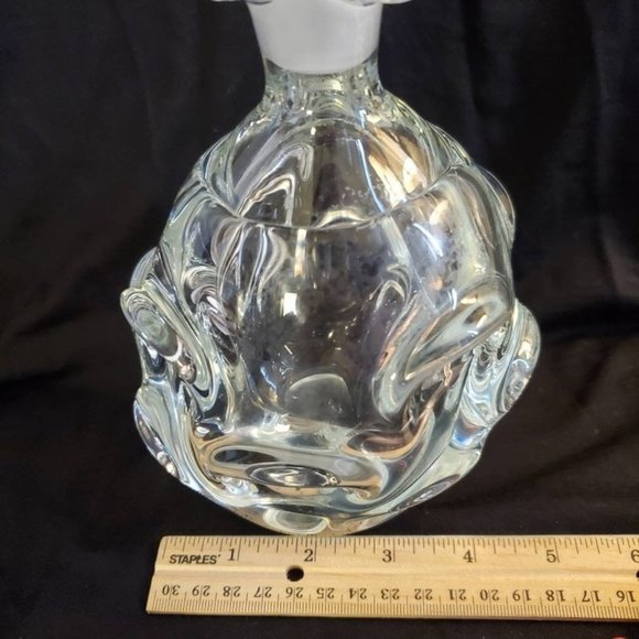 Aseda Sweden MCM Decanter designer Börne Augustsson 1948 fluted thumbprint - Picture 3 of 5